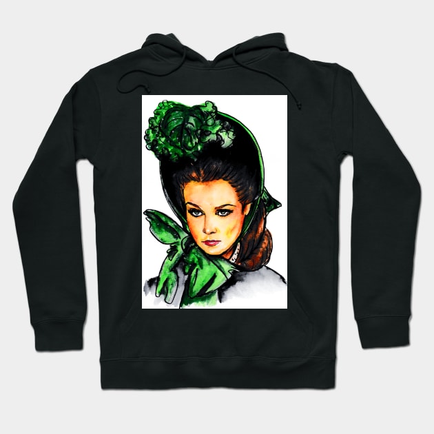 Scarlett O'Hara Hoodie by Svetlana Pelin